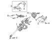 Diagram for Jeep Compass Steering Column Cover - 6WK44DX9AB