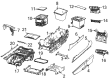 Diagram for Jeep Wagoneer Center Console Base - 68541517AB