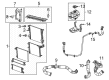 Diagram for 2022 Jeep Wrangler Radiator - 68481138AB