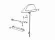 Diagram for 2023 Chrysler Pacifica Antenna - 6ZZ66AXRAA