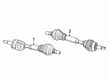 Diagram for Jeep Cherokee Axle Shaft - 68289670AB