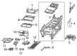 Diagram for Chrysler Voyager Center Console Base - 68530315AA