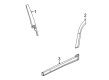 Diagram for Jeep Grand Cherokee L Door Moldings - 68375059AB