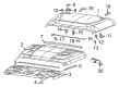 Diagram for 2022 Jeep Gladiator Hood Hinge - 68281884AD