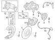 Diagram for Dodge Hornet Brake Dust Shield - 68474736AA