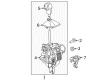 Diagram for Ram ProMaster City Automatic Transmission Shift Levers - 68237058AF