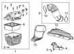 Diagram for 2023 Ram 2500 Air Duct - 57009256AA