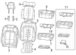 Diagram for Jeep Grand Wagoneer L Seat Cushion - 68417670AB