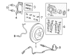 Diagram for Jeep Wrangler Brake Pad - 68386838AD