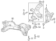 Diagram for 2024 Dodge Hornet Steering Knuckle - 68614500AA