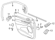 Diagram for Jeep Grand Cherokee WK Door Moldings - 57010444AN