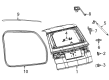 Diagram for 2022 Jeep Grand Wagoneer Weather Strip - 68497999AD