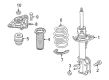 Diagram for 2022 Jeep Compass Shock Absorber - 68527475AB