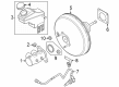 Diagram for Dodge Hornet Brake Master Cylinder - 68617643AA