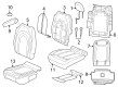 Diagram for 2022 Chrysler Pacifica Seat Cover - 7BG44LA3AA