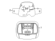 Diagram for 2023 Dodge Durango Dome Light - 7BG361X9AB