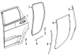 Diagram for 2022 Jeep Grand Wagoneer Weather Strip - 68455259AC