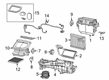 Diagram for 2022 Jeep Gladiator Cabin Air Filter - 68565698AA