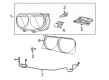 Diagram for 2023 Dodge Challenger Headlight - 68378878AB