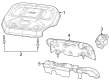 Diagram for 2022 Jeep Grand Cherokee Engine Cover - 68414305AA