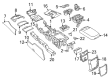 Diagram for Chrysler 300 Cup Holder - 5YT24DX9AB