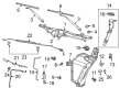 Diagram for 2023 Jeep Wrangler Wiper Arm - 68382427AC