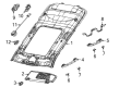 Diagram for Jeep Grand Wagoneer L Sun Visor - 7RH45SD4AA