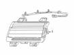 Diagram for 2022 Jeep Wrangler Side Marker Light - 55112885AG