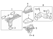 Diagram for 2024 Jeep Grand Cherokee Air Duct - 68343569AB