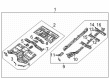 Diagram for 2024 Jeep Grand Wagoneer Front Cross-Member - 68424693AA