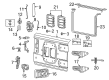 Diagram for 2023 Jeep Wrangler Liftgate Hinge - 68282145AC