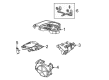 Diagram for 2023 Jeep Wrangler Engine Cover - 5281731AC