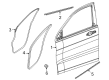 Diagram for Jeep Grand Cherokee Door Seal - 68376035AB