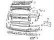 Diagram for Jeep Grand Cherokee L Bumper - 7GC69TZZAA