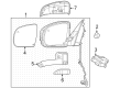 Diagram for Jeep Cherokee Car Mirror - 68325342AB