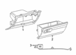 Diagram for 2023 Ram 1500 Glove Box - 7KV75TX7AA