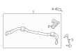 Diagram for 2022 Jeep Grand Cherokee Sway Bar Kit - 68375027AC