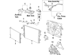 Diagram for 2024 Ram 1500 Fan Blade - 68430018AA