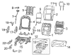 Diagram for 2022 Jeep Wrangler Seat Cushion - 68617518AA