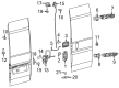 Diagram for Ram ProMaster 2500 Trunk Lid Latch - 68226175AD