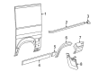 Diagram for 2023 Ram ProMaster 1500 Door Moldings - 7DM82JXWAA