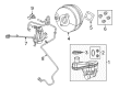 Diagram for Mopar Brake Master Cylinder - 68308763AD