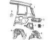 Diagram for Jeep Grand Cherokee L Fuel Door - 6XU97TZZAA