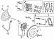 Diagram for 2022 Ram 1500 ABS Control Module - 68436462AL