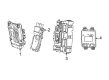 Diagram for Jeep Compass Body Control Module - 68628390AC