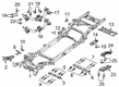 Diagram for Mopar Fuel Tank Skid Plate - 68598156AA