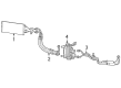 Diagram for 2022 Jeep Grand Cherokee Transmission Oil Cooler Hose - 68379709AA