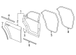 Diagram for Dodge Charger Door Seal - 68040047AO