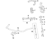 Diagram for Mopar Sway Bar Link - 5170290AE