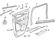 Diagram for 2022 Jeep Grand Cherokee Door Seal - 68375996AB